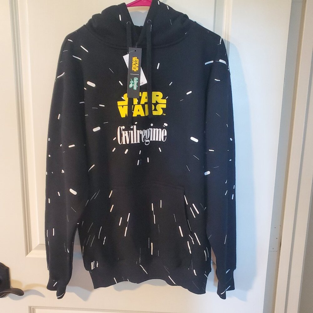 Star Wars x Civil Regime Galactic Energy Hyperspace hoodie sweatshirt S M L XL
